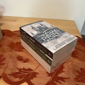 The Fine Print Book Set by - Black and Gray